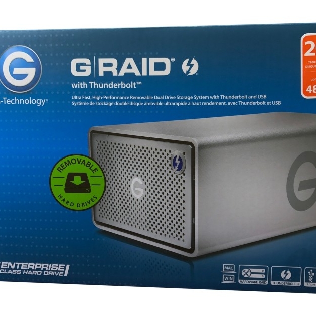 2台セット合計16TB、G-Technology G-RAID with USB Amazon.com: G-Technology 16TB G-RAID with Thunderbolt 2 and