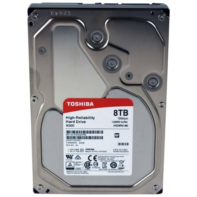 Toshiba N300 8TB High-Reliability HDD Review