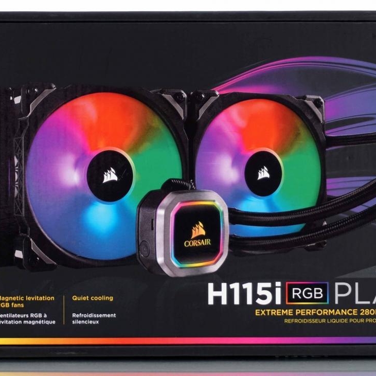 CORSAIR cheapest H115i RGB PLATINUM EXTREME PERFORMANCE 280MM RGB LIQUID COOLER