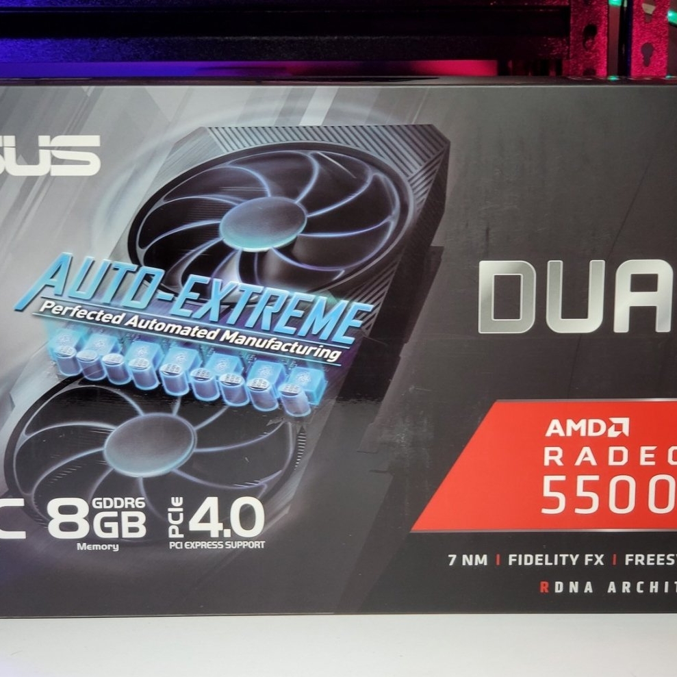 ASUS Radeon RX 5500 XT 4GB OC グラボ　GPU 9383_asus-radeon-rx-5500-xt-