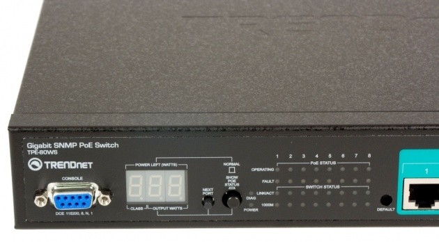 TRENDnet TPE-80WS 8-Port Power Over Ethernet Web Smart Switch 05
