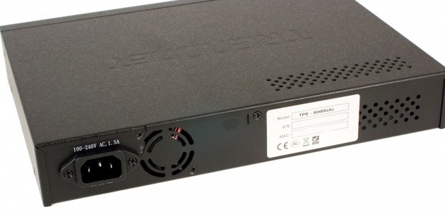 TRENDnet TPE-80WS 8-Port Power Over Ethernet Web Smart Switch 07