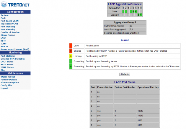 TRENDnet TPE-80WS 8-Port Power Over Ethernet Web Smart Switch 22