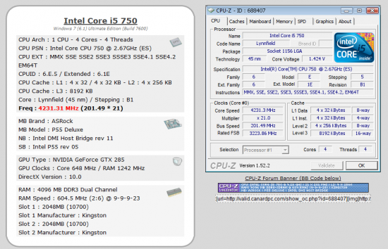 ASRock P55 Deluxe Lynnfield Motherboard 65