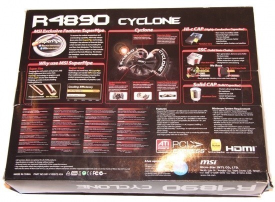 MSI Radeon HD 4890 Cyclone OC 1GB Graphics Card 31