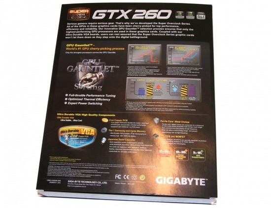 GIGABYTE GeForce GTX 260 Super Overclock Video Card 31