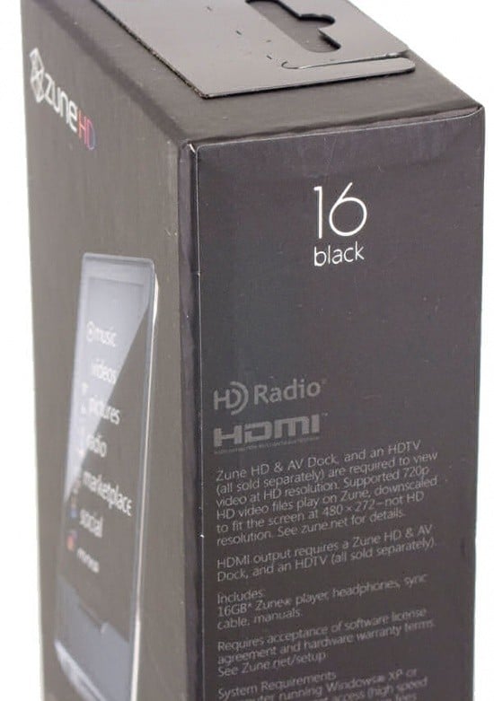 Microsoft Zune HD and AV Dock Personal Media Player 04