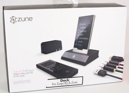 Microsoft Zune HD and AV Dock Personal Media Player 08