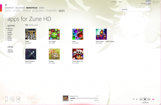 Microsoft Zune HD and AV Dock Personal Media Player 37