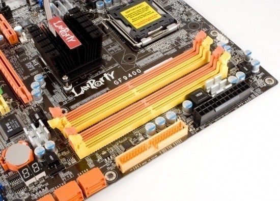 Open enlarged image DFI LANParty Jr. GF9400 T2RS mATX Motherboard 07