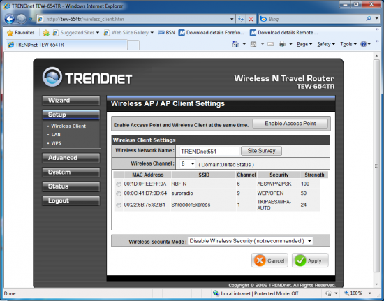 TRENDnet TEW-654TR 300Mbps Wireless N Travel Router 17