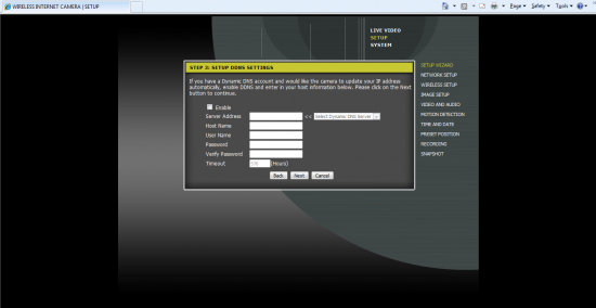 SparkLAN CAS-673W Wireless Pan and Tilt MPEG4/MJPEG IP Camera 14