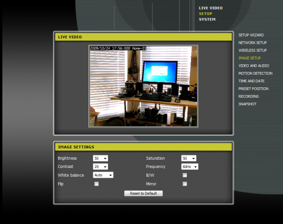 SparkLAN CAS-673W Wireless Pan and Tilt MPEG4/MJPEG IP Camera 18