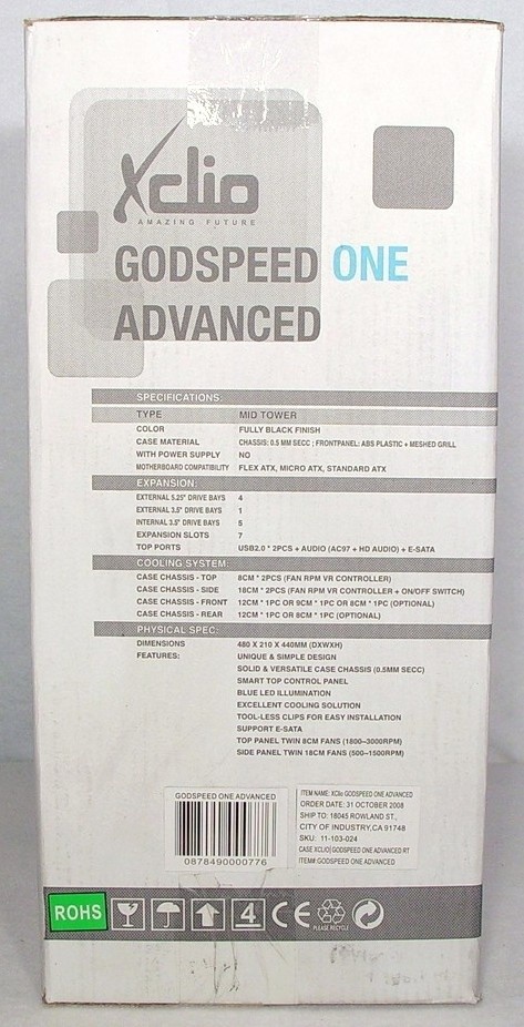 XClio Godspeed One Advanced Mid Tower Case 03 XClio Godspeed One Advanced Mid Tower Case 03