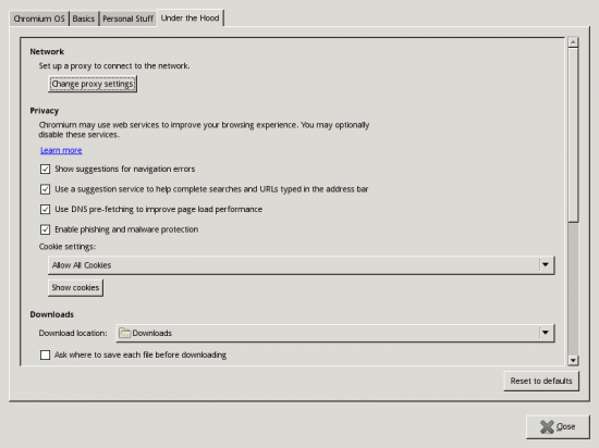 Google Chrome OS hands-on (Dev Build November 20, 2009) 22