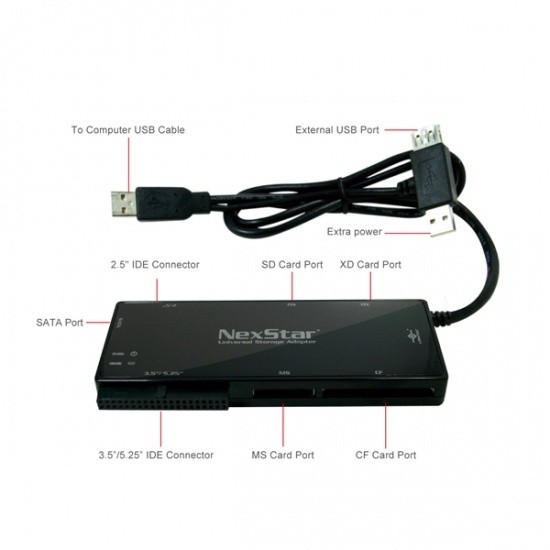 Vantec NexStar SATA/IDE to USB 2.0 Universal Storage Adapter 03