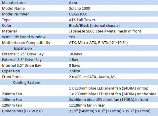 AzzA Solano 1000 Full Tower Case 01