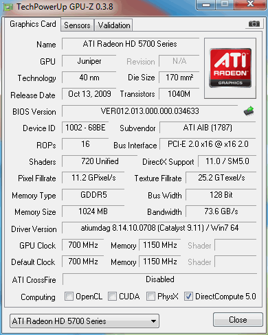 HIS Radeon HD 5750 iCooler IV Video Card 01