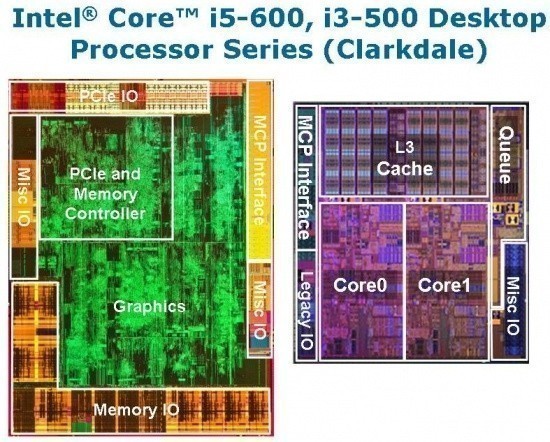 Intel 32nm Clarkdale Core i5 661 CPU with integrated GPU 03
