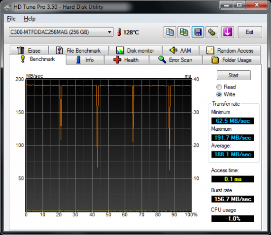 Crucial RealSSD C300 256GB SATA 6Gbps Solid State Disk 34