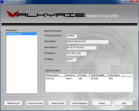 Patriot Valkyrie 2-Bay Network Attached Storage Device 14