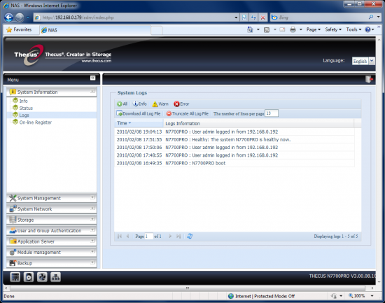 A Deep Dive Into Thecus NAS Software 07