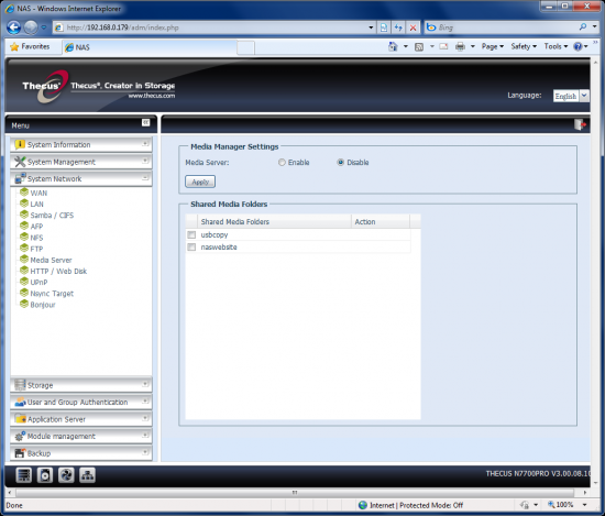 A Deep Dive Into Thecus NAS Software 27