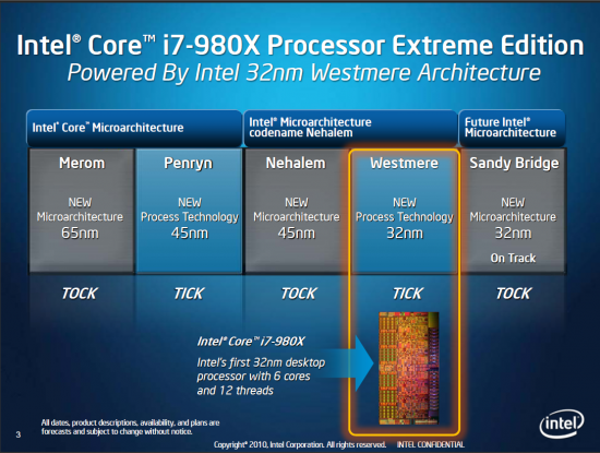 Intel Core i7-980X/6x 3,33 - 3,6 GHZ / LGA 1366 / Six Core CPU