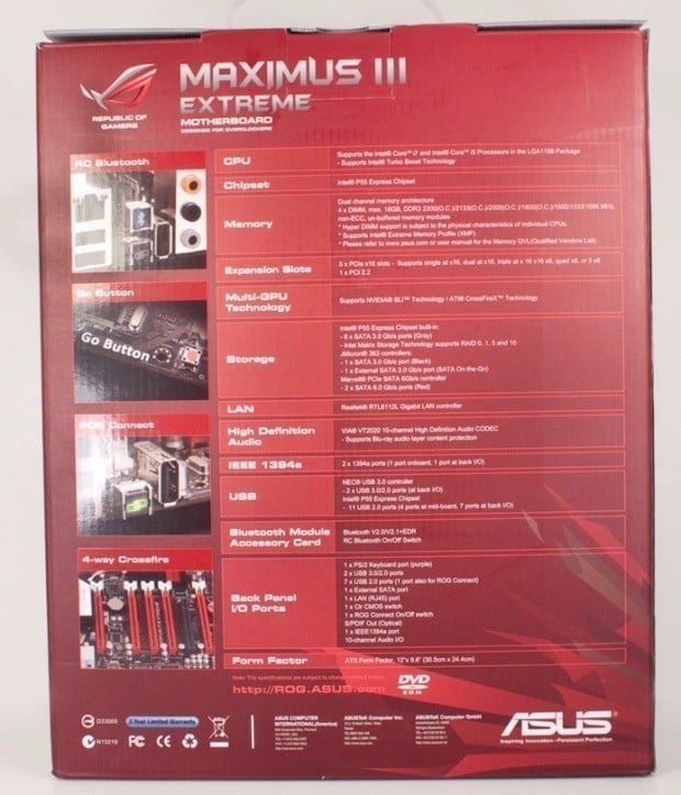 ASUS Maximus III Extreme (P55 Express) Motherboard 05