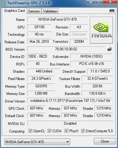 NVIDIA GeForce GTX 470 Video Card Tested 01 NVIDIA GeForce GTX 470 Video Card Tested 01