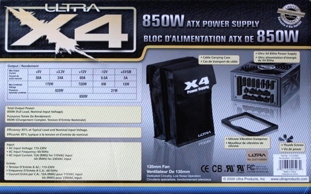 Ultra X4 850 Watt Full Modular Power Supply 06