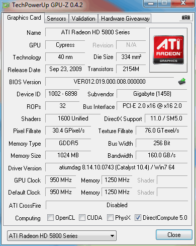 GIGABYTE Radeon HD 5870 1GB Super Overclock Video Card 01 GIGABYTE Radeon HD 5870 1GB Super Overclock Video Card 01