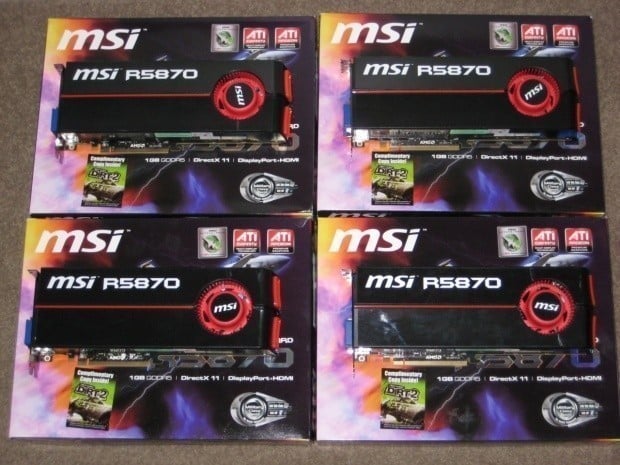 Open enlarged image MSI Radeon 5870 Four-Way Turbo Charged with LN2 By Deanzo 02