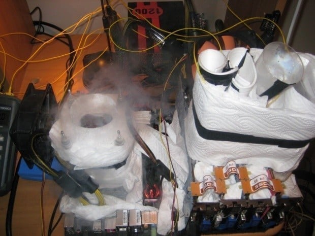 Open enlarged image MSI Radeon 5870 Four-Way Turbo Charged with LN2 By Deanzo 09