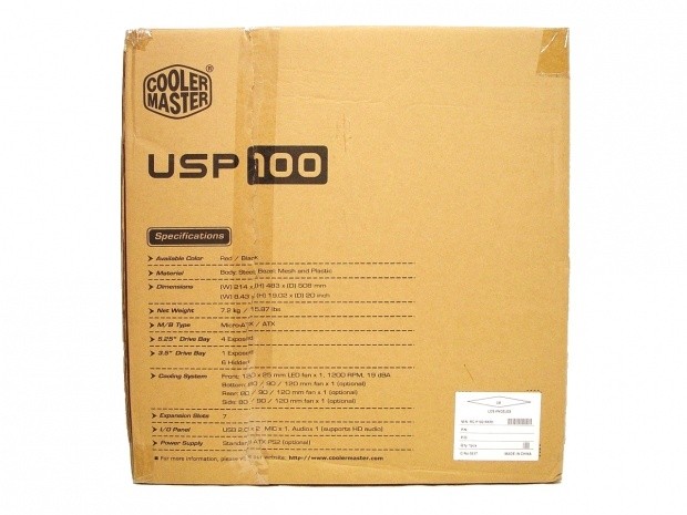 Open enlarged image Cooler Master USP 100 (RC-P100-RKR1) Mid Tower Case 04