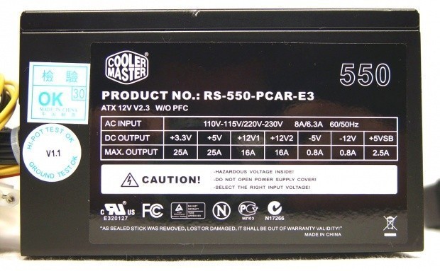 Open enlarged image Cooler Master USP 100 (RC-P100-RKR1) Mid Tower Case 23