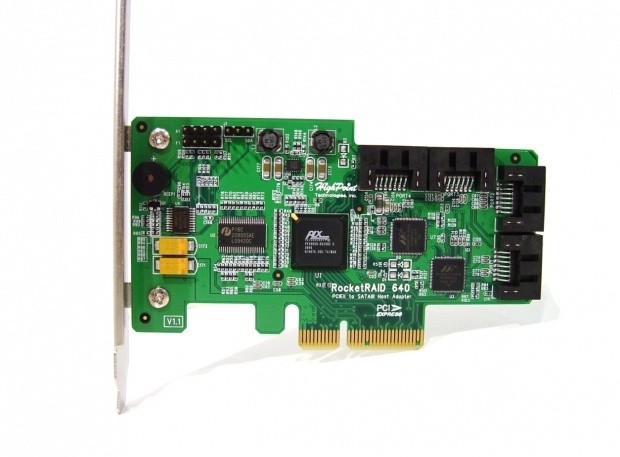 Open enlarged image HighPoint RocketRAID 640 SATA 6Gb/s 4-Port PCI-E 2.0 Controller 08
