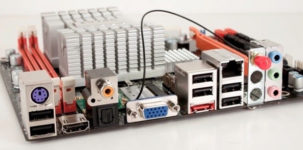 ZOTAC NM10-DTX WiFi (NM10-Express) Motherboard w/ Atom D510 CPU 08