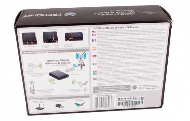 TRENDnet TEW-655BR3G/A 3150Mbps 3G Mobile Wireless Router 03