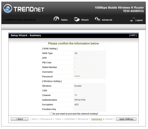 TRENDnet TEW-655BR3G/A 3150Mbps 3G Mobile Wireless Router 16