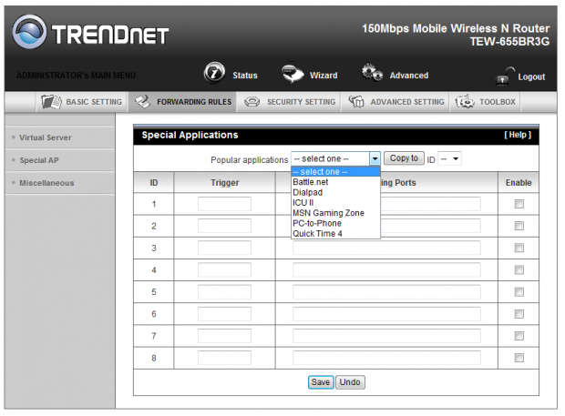 TRENDnet TEW-655BR3G/A 3150Mbps 3G Mobile Wireless Router 23