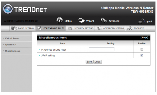 TRENDnet TEW-655BR3G/A 3150Mbps 3G Mobile Wireless Router 24