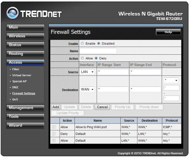 TRENDnet TEW-673GRU Dual Band 300Mbps Wireless Router 44