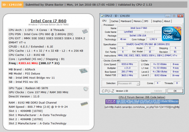A-DATA Gaming Series PC3-12800 (1600MHz) 8GB Kit 01