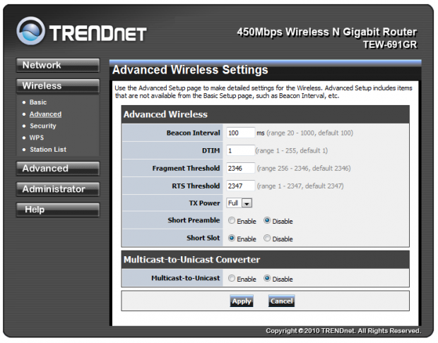 TRENDnet TEW-691GR 450Mbps Wireless Router 20