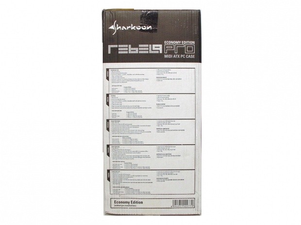 Sharkoon Rebel9 Pro Economy Mid Tower Chassis 03