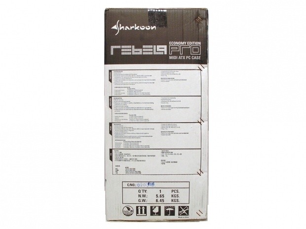Sharkoon Rebel9 Pro Economy Mid Tower Chassis 05