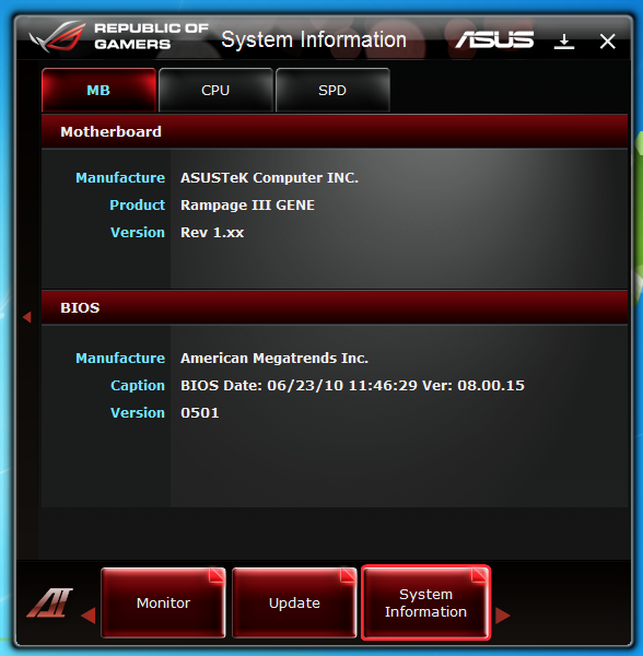 ASUS Rampage III Gene (X58 Express) Motherboard 31 ASUS Rampage III Gene (X58 Express) Motherboard 31