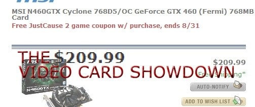 The $210 Video Card Showdown 02 The $210 Video Card Showdown 02