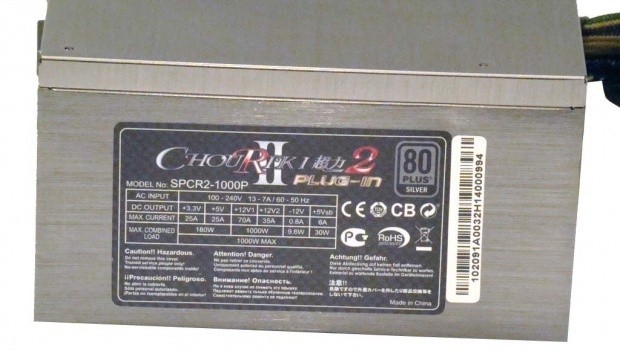 Scythe Chouriki 2 1000W Modular Power Supply 12